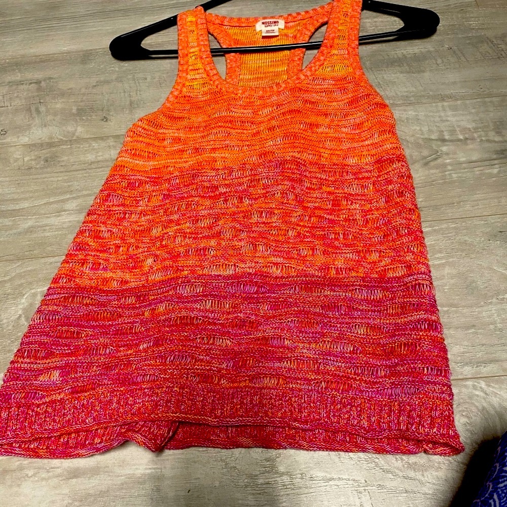 Sweater style tank